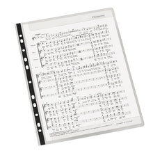Charger l'image dans la galerie, Lot de 10 pochettes perforées ADAGIO spéciales partitions pour classeur ADAGIO - Vocalyz