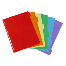 Charger l'image dans la galerie, Lot d'Intercalaires MULTICOLORES 6 onglets - Vocalyz