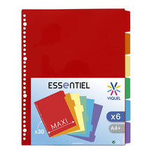 Charger l'image dans la galerie, Lot d'Intercalaires MULTICOLORES 6 onglets - Vocalyz