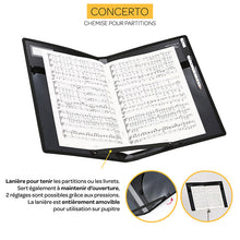 Charger l&#39;image dans la galerie, Chemise Porte-partitions CONCERTO format A4 - Vocalyz
