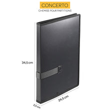 Charger l&#39;image dans la galerie, Chemise Porte-partitions CONCERTO format A4 - Vocalyz
