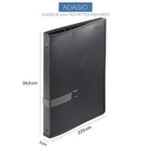 Charger l&#39;image dans la galerie, Classeur porte-partitions ADAGIO pour pochettes perforées A4 - Vocalyz
