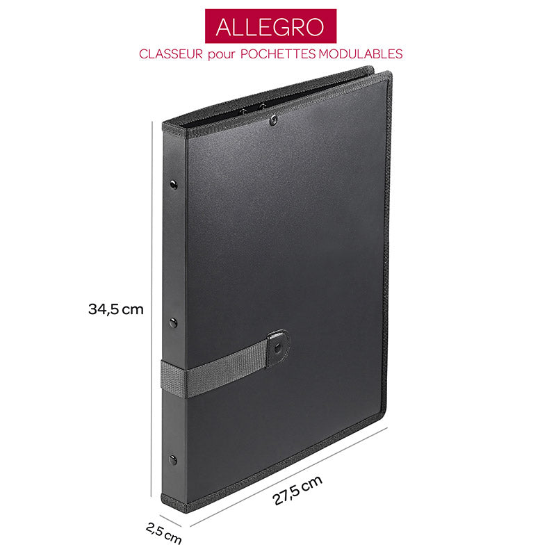 Classeur porte-partitions ALLEGRO pour pochettes repositionnables GEODE -  Vocalyz