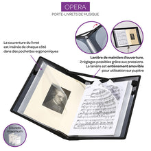 Charger l&#39;image dans la galerie, Porte-partitions pour livrets de musique OPERA - Vocalyz
