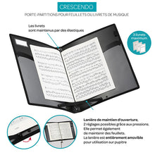 Charger l&#39;image dans la galerie, Porte-partitions pour livrets de musique CRESCENDO - Vocalyz
